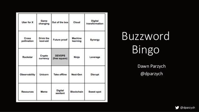 buzzword bingo buzz word bingo