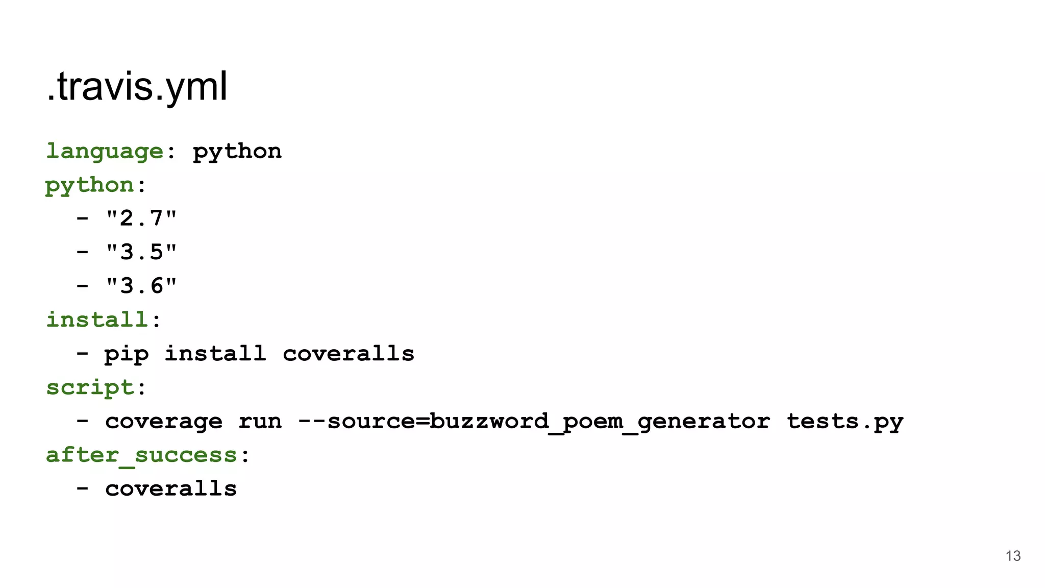Buzzword poem generator in Python | PPT