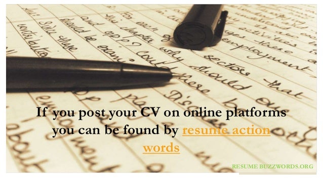 resume buzz words sales