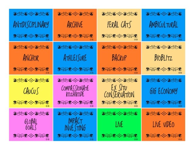 office jargon bingo