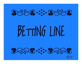 BETTING LINE
qrFqr!
qrFqr!
 