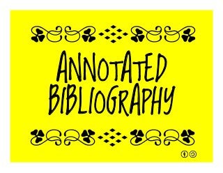 ANNOTATED
BIBLIOGRAPHY
qrFqr!
qrFqr!
 