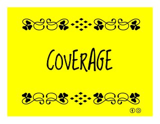 COVERAGE
qrFqr!
qrFqr!
 