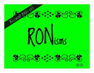 qrFqr!
qrFqr!
RONisms
 