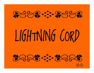 LIGHTNING CORD
qrFqr!
qrFqr!
 