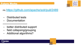 Hybrid Search with Apache Solr Reciprocal Rank Fusion | PPTX
