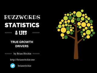 Buzzwords, Statistics and Lies - True Drivers of Digital Marketing and Growth by Brian Ritchie