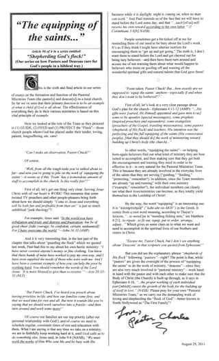 P'llIfii!"'~"lI"'" and Deacons care
pe(l~ple in a biblical
and final article our
in
NJ1nAi-7".,,,,, is to be
The effectiveness
ministries is based on
about "iJf:.?aconS"
 