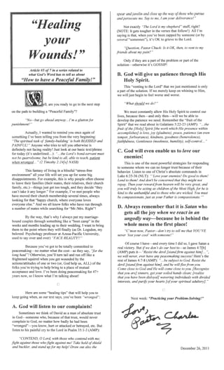 Baptist Visitor, 2011