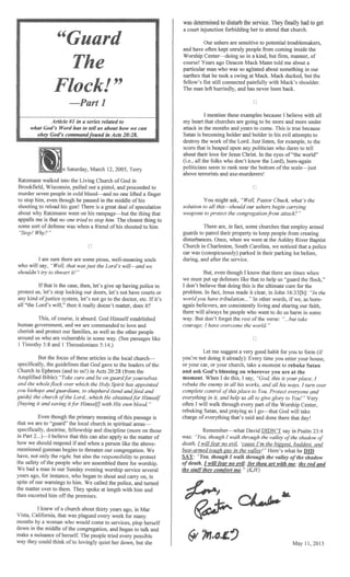 Baptist Visitor, 2015