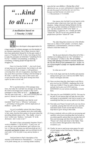 Baptist Visitor, 2015