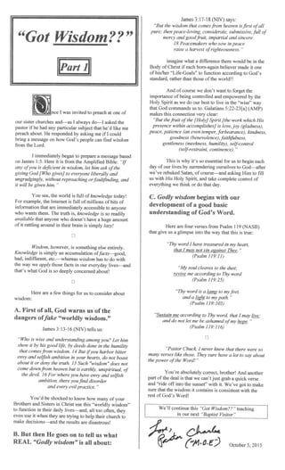 Baptist Visitor, 2015