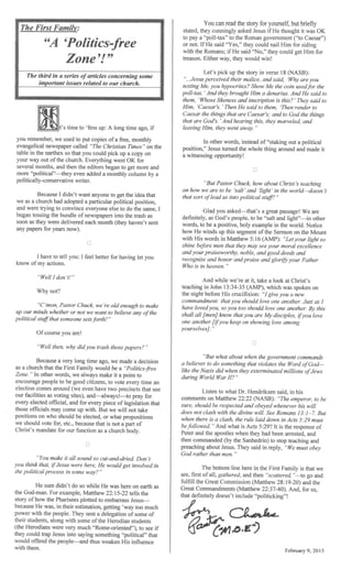 Baptist Visitor, 2015