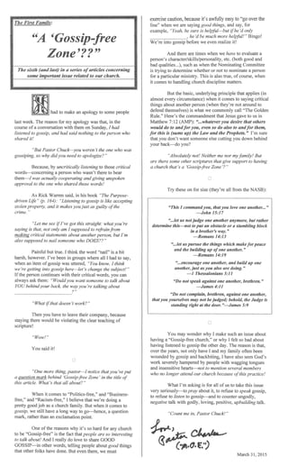 Baptist Visitor, 2015