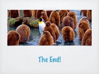 The End!
 
