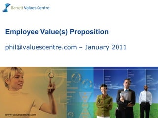 Employee Value(s) Propositionphil@valuescentre.com – January 2011 