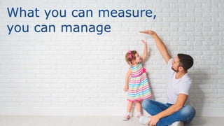 13
What you can measure,
you can manage
 
