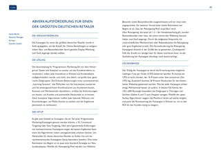 69 
Besucher sowie Bestandskunden ausgeschlossen und nur neue User 
angesprochen. Ein weiterer Vorteil einer hohen Reichweite von 
Beginn an ist, dass der Retargeting Pool vergrößert wird. 
Über Retargeting, das quasi als 1 x 1 der Handelswerbung gilt, wurden 
Bestandskunden oder User, die schon einmal den Webshop besucht 
haben, zum Kauf angeregt. Durch die zielgenaue Ansprache mit 
unterschiedlichen Werbemitteln oder Rabattaktionen hat Retargeting 
sehr gute Ergebnisse erzielt. Die Herausforderung bei Retargeting- 
Kampagnen besteht in der Größe des so genannten „Cookiepools“. 
Falls der Kunde nur wenige User für diesen markieren kann, ist die 
Auslieferung der Kampagne allerdings stark beeinträchtigt. 
Die Ergebnisse 
Der Erfolg der Kampagne ist durch die Erreichung eines möglichst 
niedrigen Cost per Order (CPO) bewertet worden. Es konnte ein 
CPO erreicht werden, der 16 Prozent unter dem anvisierten Ziel- 
CPO lag. Zusätzlich konnten 26 Prozent Neukunden für den bewor-benen 
Webshop gewonnen werden. Wie bei jeder Kampagne wirken 
einige Werbemittel besser als andere. In diesem Fall konnte der 
120 x 600 Rectangle besonders die Zielgruppe in Thüringen und 
Sachsen (Gebiet 6 und 7) zum Shoppen anregen. Mithilfe der spezi-fischen 
Algorithmen reagiert die Plattform direkt auf solche Insights 
und passt die Aussteuerung der Kampagne in Echtzeit an, um so den 
ROI für den Kunden stetig zu steigern. 
Cases 
Abverkaufsförderung für einen 
der gröSSten deutschen Retailer 
Die Herausforderung 
Die Kampagne für einen der größten deutschen Retailer wurde in 
Auftrag gegeben, um die Anzahl der Online-Bestellungen zu steigern, 
indem Neu- und Bestandskunden durch gezielte Display-Werbung 
zum Kauf angeregt werden sollten. 
Die Lösung 
Die Entscheidung für Programmatic Marketing fiel vor dem Hinter-grund, 
Daten und Analysen zu nutzen, um das Kundenerlebnis zu 
verbessern, indem jede Interaktion in Echtzeit auf Kundenebene 
maßgeschneidert wurde, und nicht, wie üblich, auf große bzw. gene-rische 
Zielgruppen. Die Echtzeit-Bewertungen eines automatisierten 
„Learning-Systems“, das Milliarden von Ad Impressions auswertet 
und die leistungsstärksten Kombinationen aus Kundenattributen, 
Kontext und Werbemitteln identifiziert, erfüllte die Anforderungen 
am besten, um Kunden und potenzielle Neukunden zu erreichen. 
Denn komplexe Algorithmen treffen jede Sekunde Millionen von 
Entscheidungen, um Media-Kosten zu senken und die Ergebnisse 
permanent zu verbessern. 
Das Setup 
Es gibt eine Vielzahl an Strategien, die als Teil einer Programmatic 
Marketing Kampagne genutzt werden können, z. B. Contextual 
Targeting oder Geo-Targeting. Über Jahre gesammelte Erfahrungen 
mit werbewirksamen Kampagnen zeigen die besten Ergebnisse dann, 
wenn die Algorithmen relativ uneingeschränkt arbeiten können. Um 
Neukunden für diesen deutschen Retailer zu finden, hat sich ein 
reichweitenstarkes Kampagnen-Setup besonders bewährt. Eine hohe 
Reichweite von Beginn an ist quasi eine Standard-Strategie zur Neu-kundenakquise. 
Mithilfe der Retargeting Pixel werden nun Website- 
Sacha Berlik, 
General Manager 
Europe, 
DataXu GmbH 
 