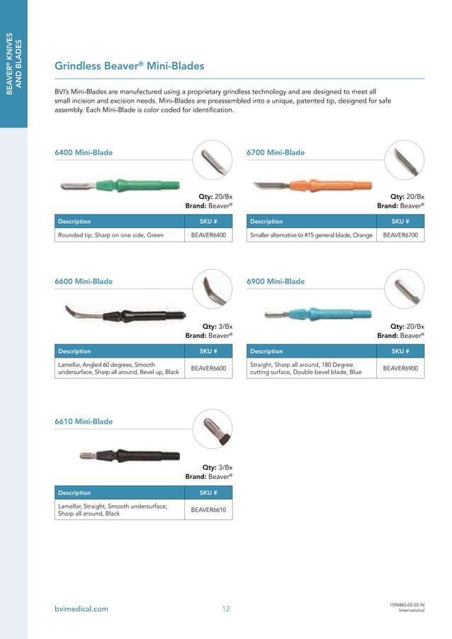 BVI Product Catalog..................... PDF