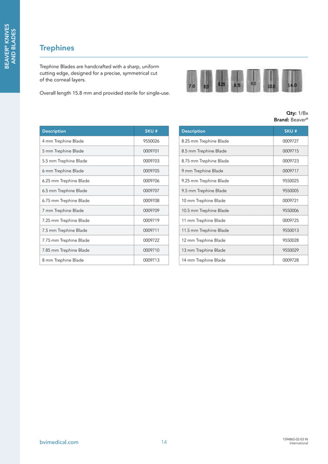 BVI Product Catalog..................... PDF