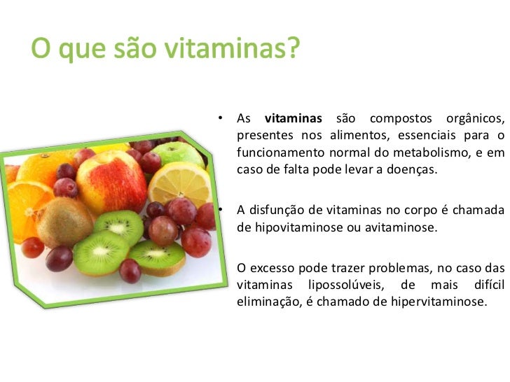 As Vitaminas São Compostos Organicos Que Funcionam Como Coenzimas
