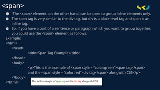 HTML FRONT END BASIC DEVELOPMENT AND CODES | PPTX