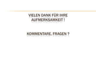 Steigende Nachfrage nach Dienstleistungen, welche Mobilität und angrenzende Bereiche in geeigneter Weise bündeln, z. B. Medienintegration, Connectivity etc.