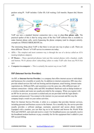 Bvoc 106 internet TUTORIAL | PDF