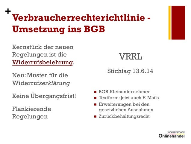 bvoh neue widerrufsbelehrung und vrrl im onlinehandel inkl ebay und amazon - Widerrufserklarung Muster bvoh neue widerrufsbelehrung und vrrl im onlinehandel inkl ebay und amazon - Widerrufserklarung Muster
