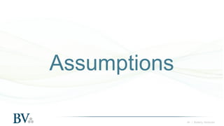 ‹#› | Battery Ventures
Assumptions
 