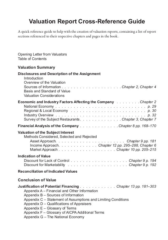 Bvr S Guide To Restaurant Valuation 23 Pgs