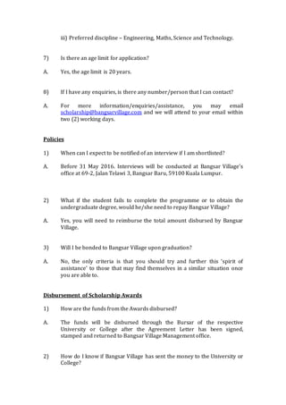 iii) Preferred discipline – Engineering, Maths, Science and Technology.
7) Is there an age limit for application?
A. Yes, ...