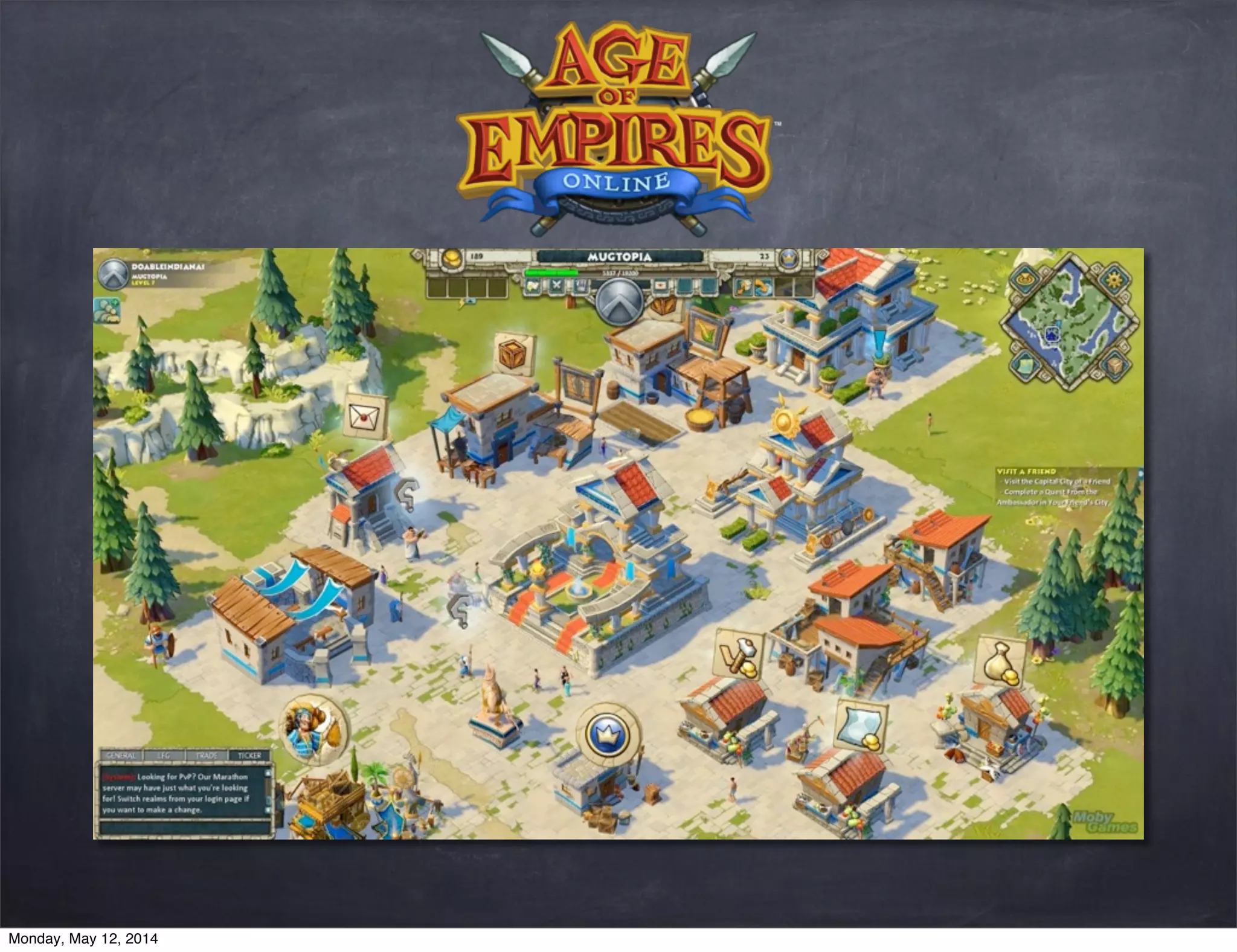 Monday, May 12, 2014
 