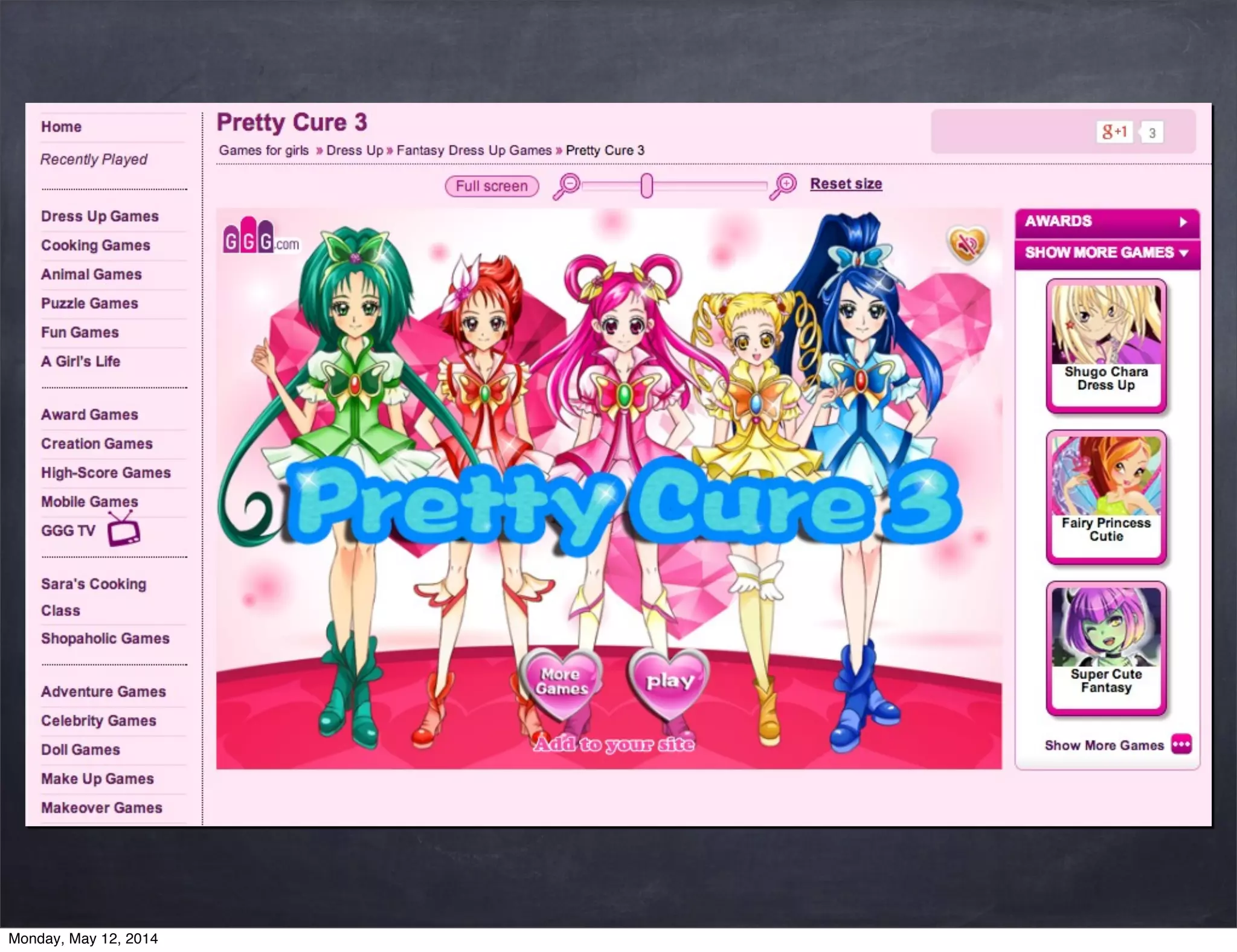 Monday, May 12, 2014
 