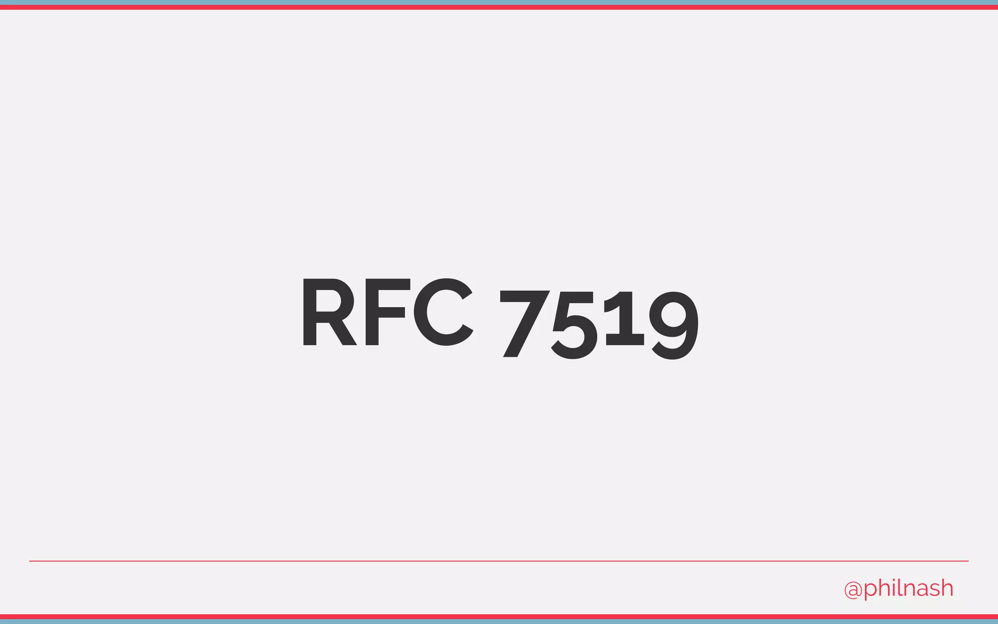 RFC 7519
@philnash
 