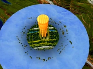 Ch 16: Description of Jambudvépa
First & innermost Island
• Amidst these 9 divisions of land or Varñas is Ilävåta varña.
• Within Ilävåta-varña is Sumeru Mountain, which is made
of gold.
• It is a mountain of solid gold shining as brilliantly as fire.
• It is like the pericarp of the lotus like Bhü-maëòala
planetary system.
• Its height is same as the width of Jambüdvépa (0.1MY).
• Of that, 16,000Y are within the earth, and 84,000Y are
above the earth.
• Its width is 32,000Y at its summit and 16,000Y at its base.
 