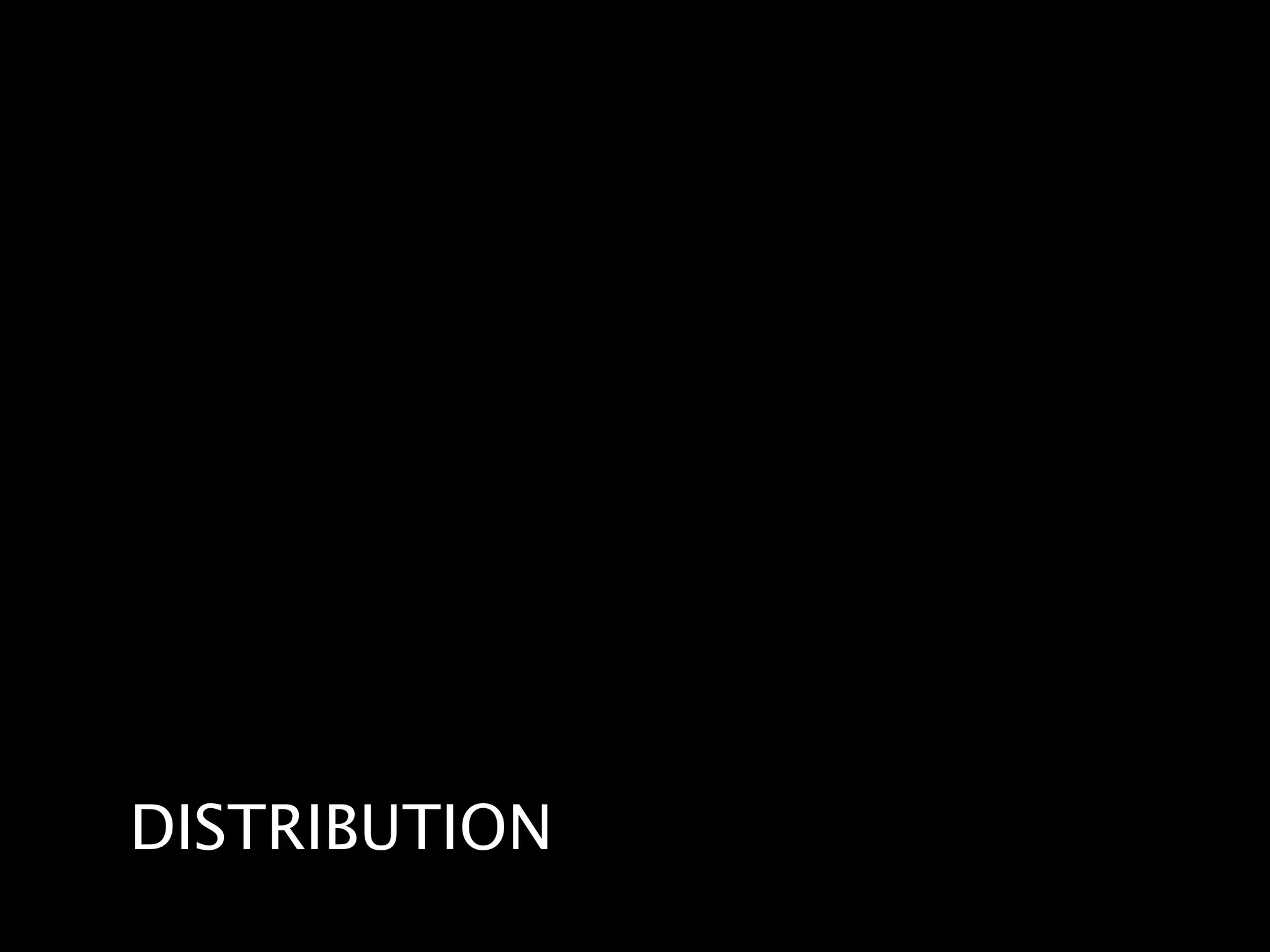 DISTRIBUTION
 