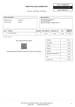 boleta1212312343534654645234242312312124 | PDF