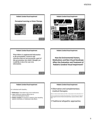 Pediatric Cortical Visual Impairment | PDF