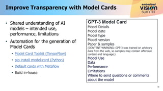 “Responsible AI: Tools and Frameworks for Developing AI Solutions,” a ...