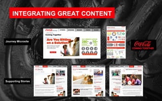 Journey Microsite
Supporting Stories
INTEGRATING GREAT CONTENT
 