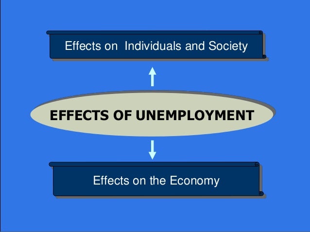 effects of unemployment on society