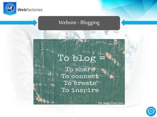 Website - Blogging
 