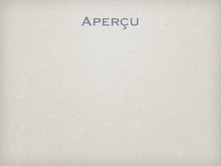 Aperçu
 