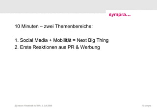 Mobile Social Media Relations