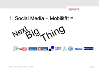 Mobile Social Media Relations