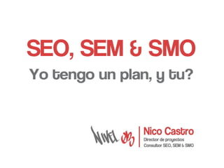 SEO, SEM y SMO - B-web Nico Castro