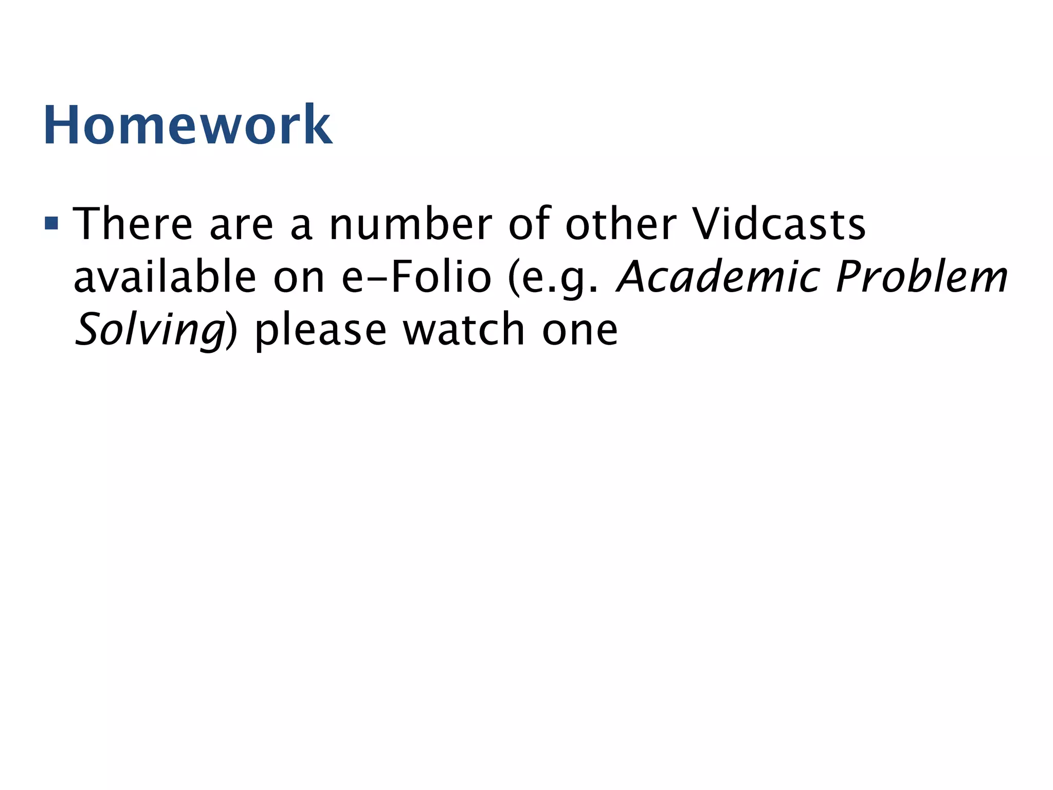 
Academic Problem
Solving
 