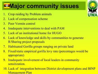 BWINDI IMPENETRABLE NATIONAL PARK (BINP) GENERAL MANAGEMENT PLAN 2013-2023