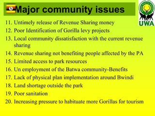 BWINDI IMPENETRABLE NATIONAL PARK (BINP) GENERAL MANAGEMENT PLAN 2013-2023